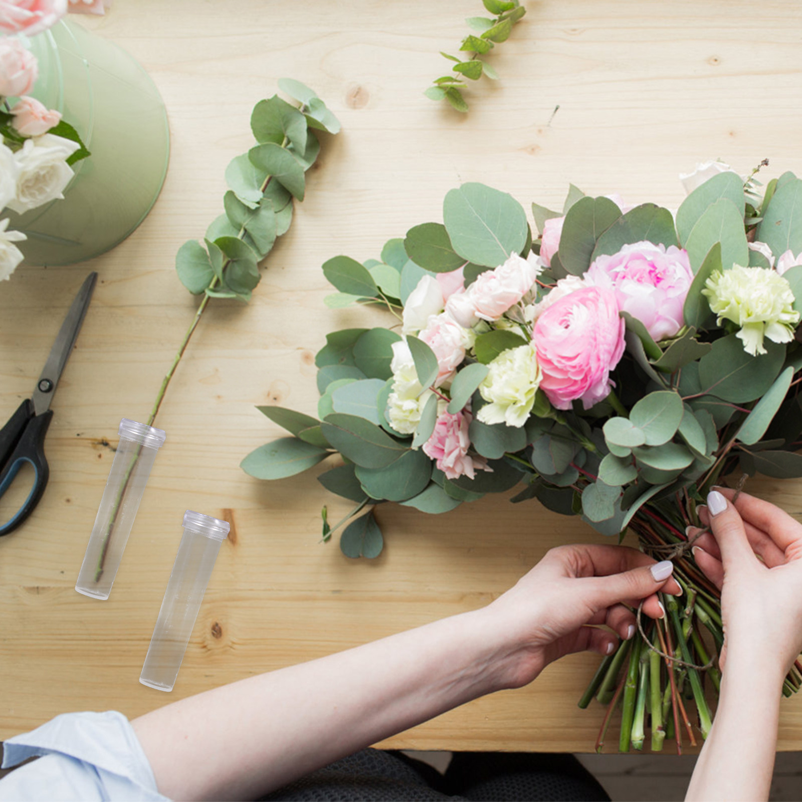 50Pcs Nutrition Flower Plastic - Easy Florist Supply 评论和价格