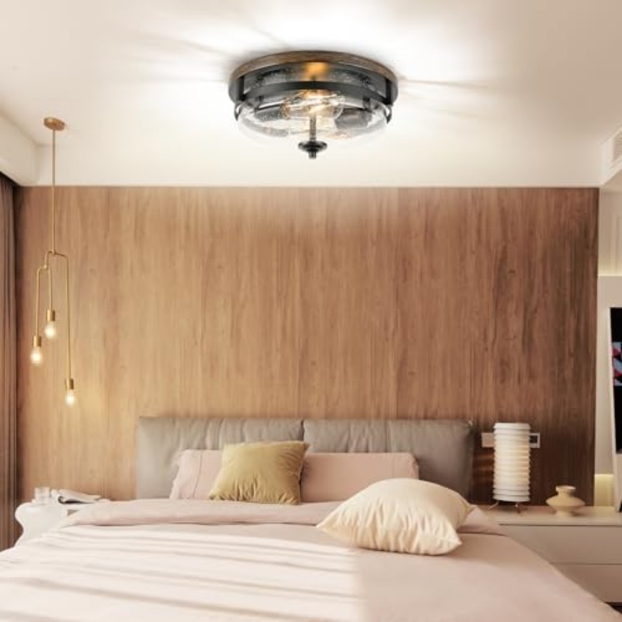 Flush Mount Ceiling Lights, 2- - B&J Florist Supply Nyc 评论和价格