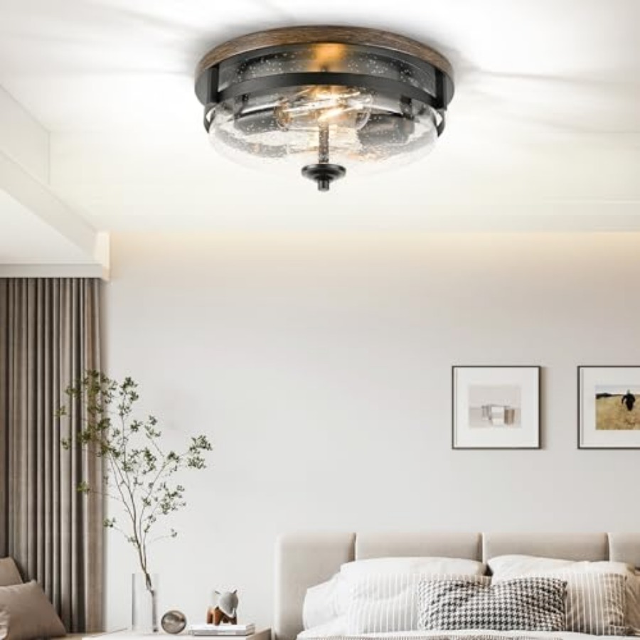 Flush Mount Ceiling Lights, 2- - B&J Florist Supply Nyc 评论和价格